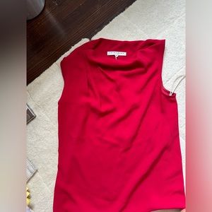 Trina Turk red tank top blouse.